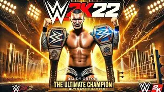 RANDY ORTON WINS EVERY THING IN WWE 2K22 INCLUDES  CHAMPIONSHIPS AND MATCHS