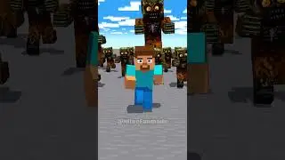 Steve And Mikey & JJ Running Away From Zombie Army!