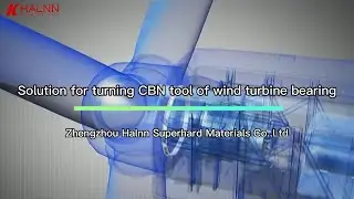 Round cbn inserts solutions for wind turbine bearing, rolling bearings and other slewing bearings