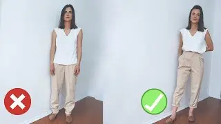 HOW TO LOOK SLIM AND TALL. HOURGLASS BODY SHAPE edition| LOOKBOOK| live&wear NEAT