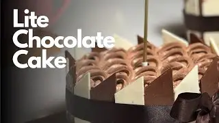 Lite Chocolate Cake - Eggless