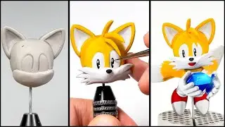 How to make Tails with Clay / Sonic Superstars [kiArt]