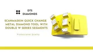 DTS SW202 Scanmaskin Quick Change W Series Diamond Tool | Fast & Durable Concrete Grinding
