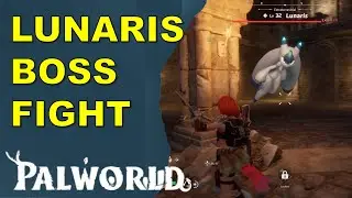 Palworld - World Boss Lunaris Fight Scene