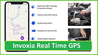 Invoxia Real Time GPS Tracker - for Vehicles, Cars, Motorcycles, Bikes, Kids