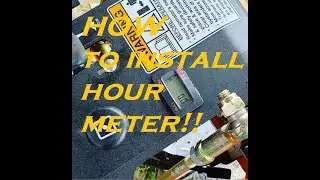 How to install an Hour meter on a Scag Walk behind SWZT36 