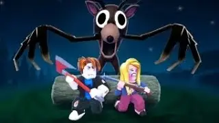 99nig hts  in the  forest 🦌🦉 🔦 Roblox 