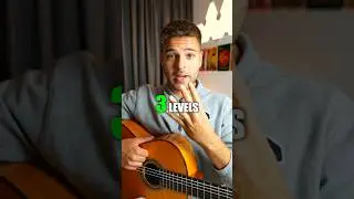 The 3 LEVELS of SPANISH GUITAR #shorts #guitar #flamencoguitar #guitarfingerstyle