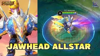 JAWHEAD NEW SKIN ALLSTAR - GAMEPLAY SKILLS EFFECT - MOBILE LEGENDS