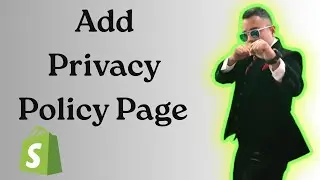 How to Add Privacy Policy Page to my Shopify Website 2025