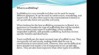 How to Find the Best Scaffolding Companies In