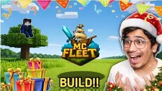 build christmas 🎁 op builds || mcfleet server season 2 || day 4 hushharshu