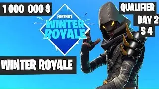 Fortnite Winter Royale Qualifier Day 2 Session 4 Highlights [Fortnite Tournament 2018]