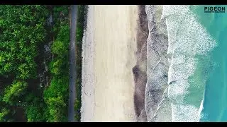 Most Beautiful Aerial Drone video of an Indian Beach