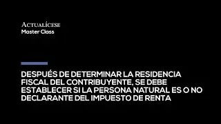 Certificado de los no declarantes del impuesto de renta.