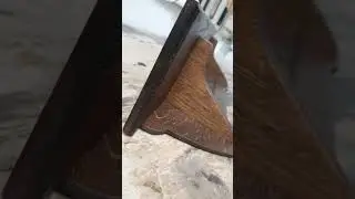 Дубовая полка в стиле модерн после реставрации. #art #wood  #restoration