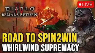Spin&Win Paragon 265, Experimenting with Pure Whirlwind - Diablo 4 S8 !builds !berserk