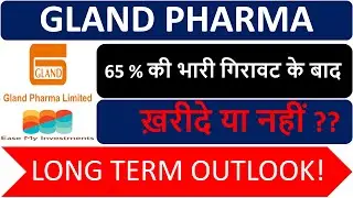 GLAND PHARMA- 65 % की भारी गिरावट के बाद  -ख़रीदे या नहीं ?? LONG TERM OUTLOOK! GLAND PHARMA SHARE |