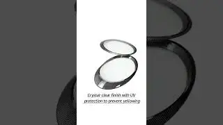 Clear Headlight Lens Replacement Cover Shell for Porsche Carrera 997 911 2006-2012 with Sealant hc2