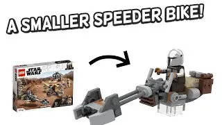 A Smaller Mando Speederbike - No extra parts!