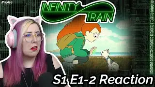 ALL ABOARD THE TRAIN - Infinity Train S1 E1 and 2 REACTION - Zamber Reacts
