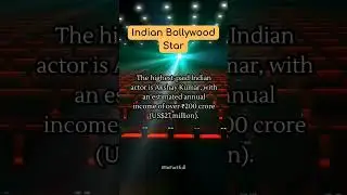 Who is highest-paid Indian actor? #shorts #shortsvideo #india #actor #income #facts #akshaykumar #yt