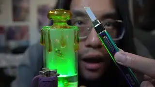 Just cleaned the device, lets dab!