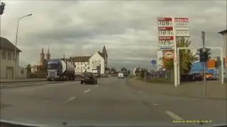 Ortsdurchfahrt im Wonnegau/WO: Worms (Ost rein, Nord raus)
