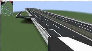 Minecraft Stadtprojekt Alpenstadt Heute zeige ich die Autobahn 1 und Bauen die 1 Auffahrt