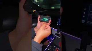 Digital Universal Car HUD GPS Speedometer || Over Speed Alarm for Cars #cars #speedmeter #shorts