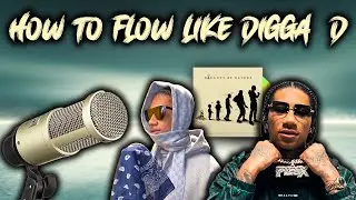 HOW Digga D FLOWS ON DRILL BEATS