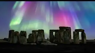JayFX Aurora Borealis over Stonehenge 5 hour Ad free sleepaid, lullaby, sleep music