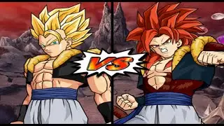TEAM GOGETA SSJ vs TEAM GOGETA SSJ 4 || DRAGON BALL Z BUDOKAI TENKAICHI 3