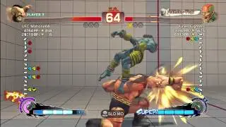 UFC Mahone68 [Zangief] vs FinestFighters [Dhalsim] SSF4 Arcade edition