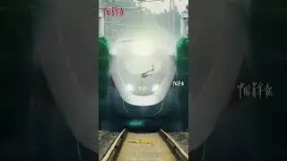 WATCH: China's Fuxing high-speed train turns bright and shiny after routine cleaning