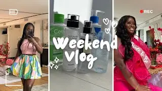 WEEKEND VLOG~ Shopping At H&M+Surprise Bridal Shower+My Night Skincare Routine + Grocery Shopping🇨🇦