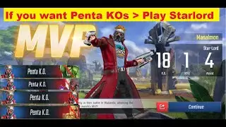 Starlord Penta KOs| Best Marksman to get Penta KO| MARVEL Super War