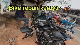 Bike repair karaya 🏍️|| ns200🚀|| @Akashwdwvlog 