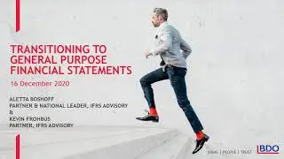 Transitioning to General Purpose Financial Statements