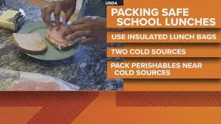 Food safety tips for packing school lunches