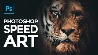 Half Tiger Half Lion (awesome speedart)