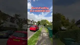 Sound of walking in a quiet residential area #sound #chill #quiet #residential