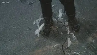 Newberry County begins to see sleet in the area