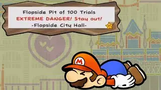 The Flopside Pit is DIFFICULT!!! |Super Paper Mario|