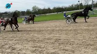 Veel bezoekers bij herstart seizoen drafbaan Alkmaar (2 april 2024)