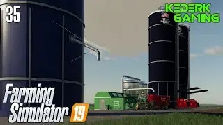 Farm Build: New Silage Silos and TMR Mixer  - Midwest Horizon #35 - FS19 Timelapse