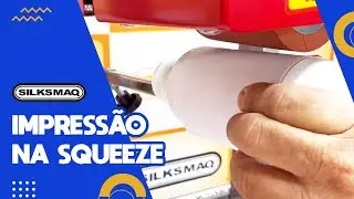 Como imprimir squeeze plastico na maquina transfer giro Silksmaq