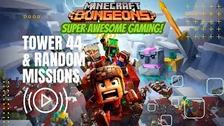 🔴 LIVE NOW! TOWER RUN 44 & RANDOM MISSIONS | Apocalypse Mode | Minecraft Dungeons