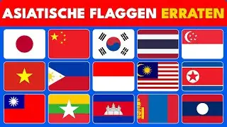 Flaggen-Quiz: Errate 17 Flaggen aus Ost- und S&uuml;dostasien!