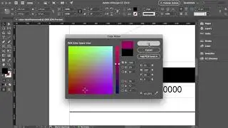 Changing Colors and Adding Swatches in InDesign